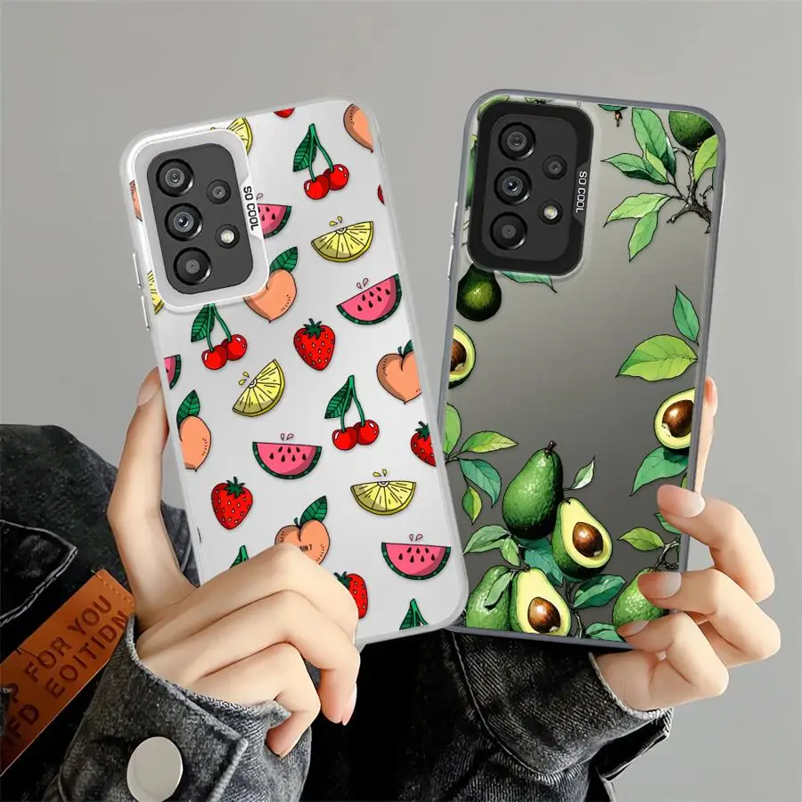 Back Phone Cover Case for Xiaomi Redmi A5 K60 10C 9C A1 A2 Plus 9T 12C 13C 14C Avocado Fruit
