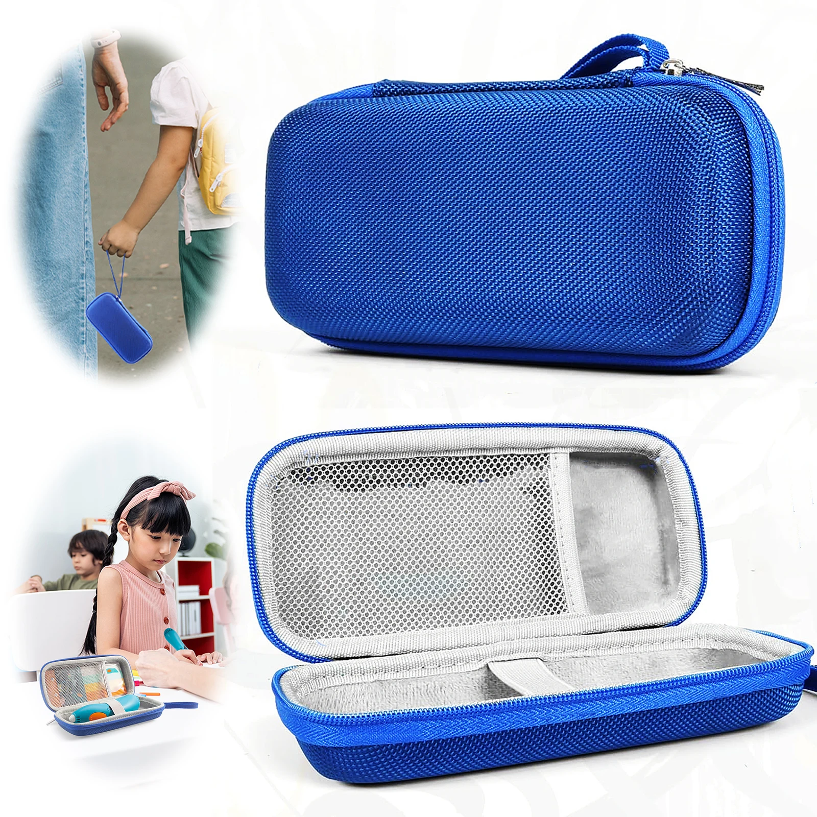 Bolsa de almacenamiento portátil para 3Doodler Start + Essentials, juego de actividades artísticas, estuche de transporte para impresión de filamentos, organizador de almacenamiento de repuesto