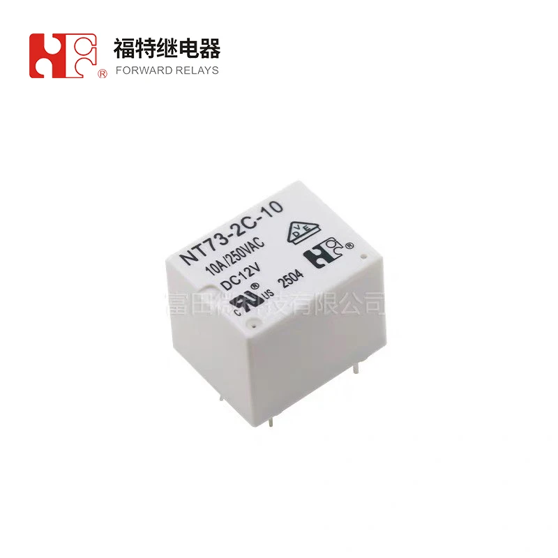 1 Uds NT73-2C-10-DC12V 5 pines 10A 0,36 W relé delantero Compatible con G5LE-14 T73-componente electrónico - imagen 3