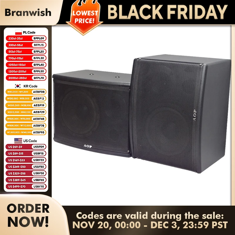 Altavoz de graves de alta potencia de 200W y 6,5 pulgadas, paquete de tarjeta pasiva, altavoz con Audio profesional, sala privada, conferencia, KTV, uso doméstico