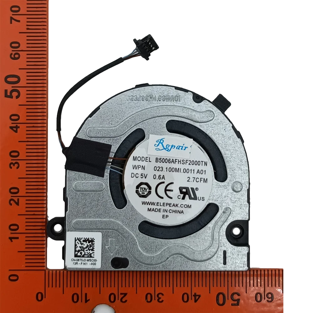Ventilador de refrigeración para portátil Dell Inspiron 13 5310 Vostro 5310, Latitude 3320 CPU GPU ventiladores de refrigeración CN-0XKD91 06T5J2 0HM04F HM04F nuevo - imagen 4