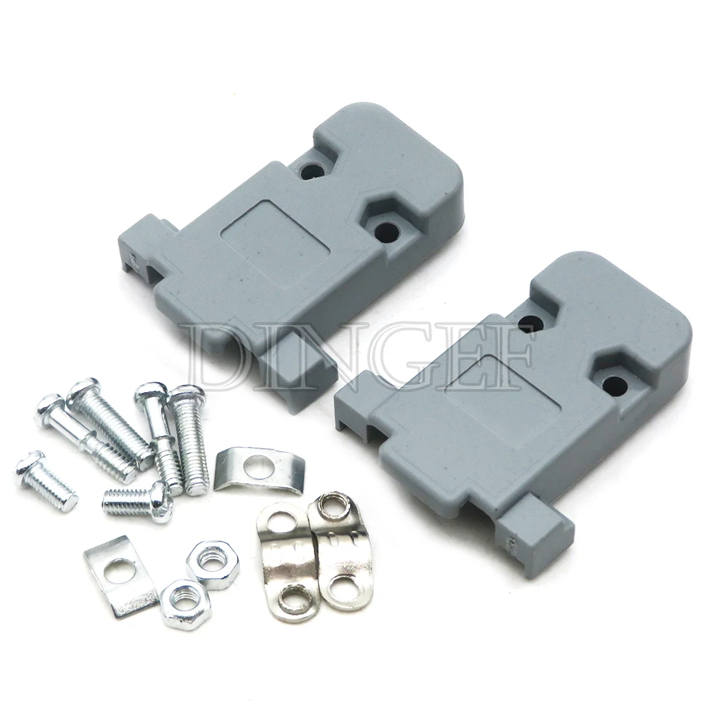 5 unidades DB9 DB15 DB25 DB37 puerto serie carcasa de plástico 232 carcasa de puerto paralelo para adaptador DB para placa de circuito - imagen 4