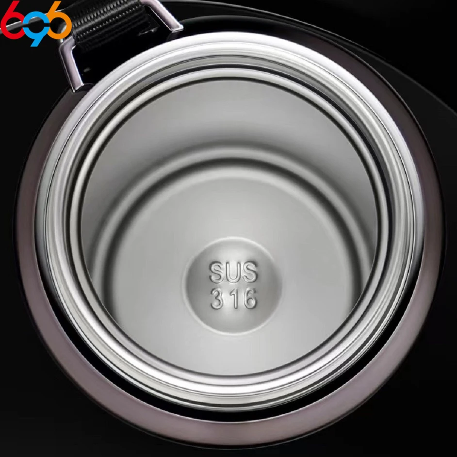 Termo de acero inoxidable 600 de gran capacidad, taza de té, botellas de agua, termo, letras DIY, 316 ml - imagen 2
