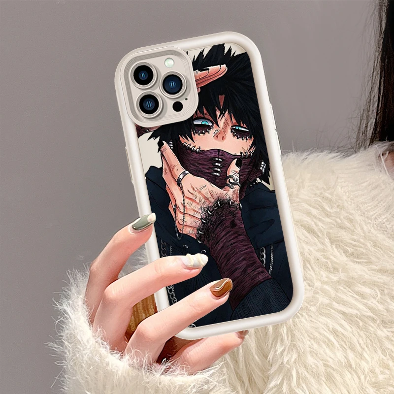 Funda de teléfono suave de Anime Art m-my Hero Academia Eye Ladder para Apple iPhone 15 14 13 12 11 XS XR X Pro Max Plus - imagen 4