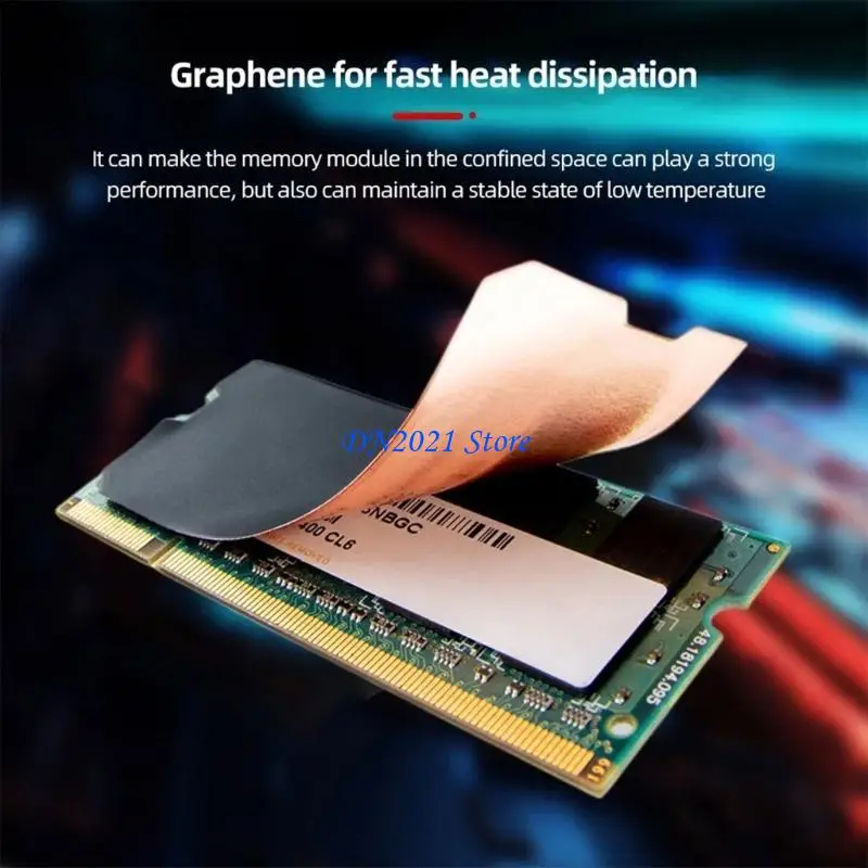 Disipador calor con computadora portátil F3ke para DDR5 DDR4 DDR3 DDR2 Reemplazo del módulo memoria