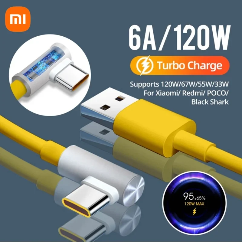 Cable de carga súper rápido Original Xiaomi para Mi 13 12 11 Pro Cables Ultra USB C Redmi Note 12 Turbo 11 10 Pro Poco X5 Pro