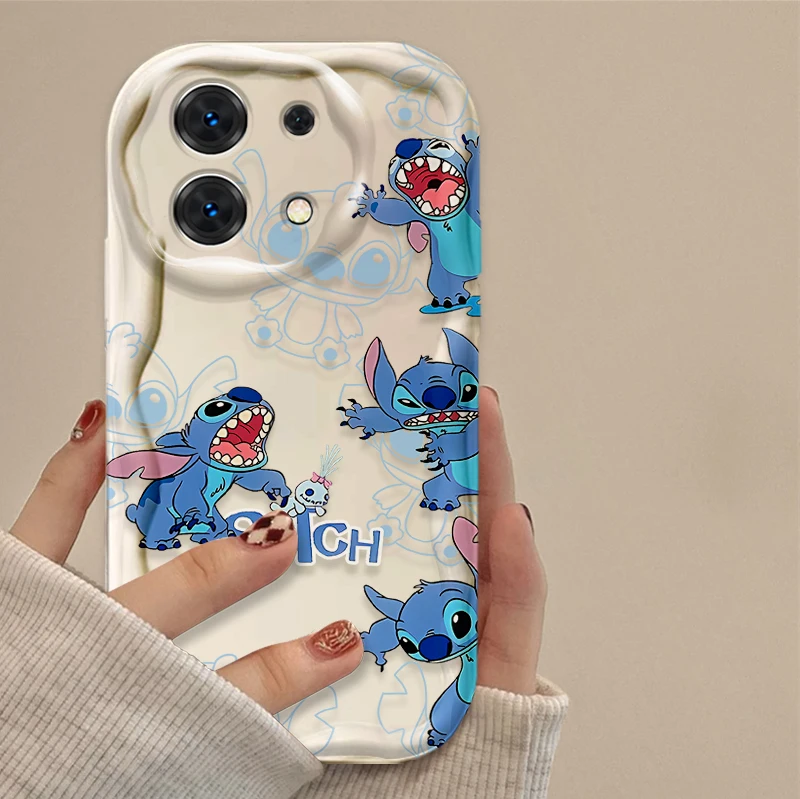 Funda de punto de dibujos animados de Disney para Xiaomi Redmi Note 14 13 12 11 10 Pro Plus 5G 9 14C 13C 4G 12C 10C 10S funda suave de silicona - imagen 3