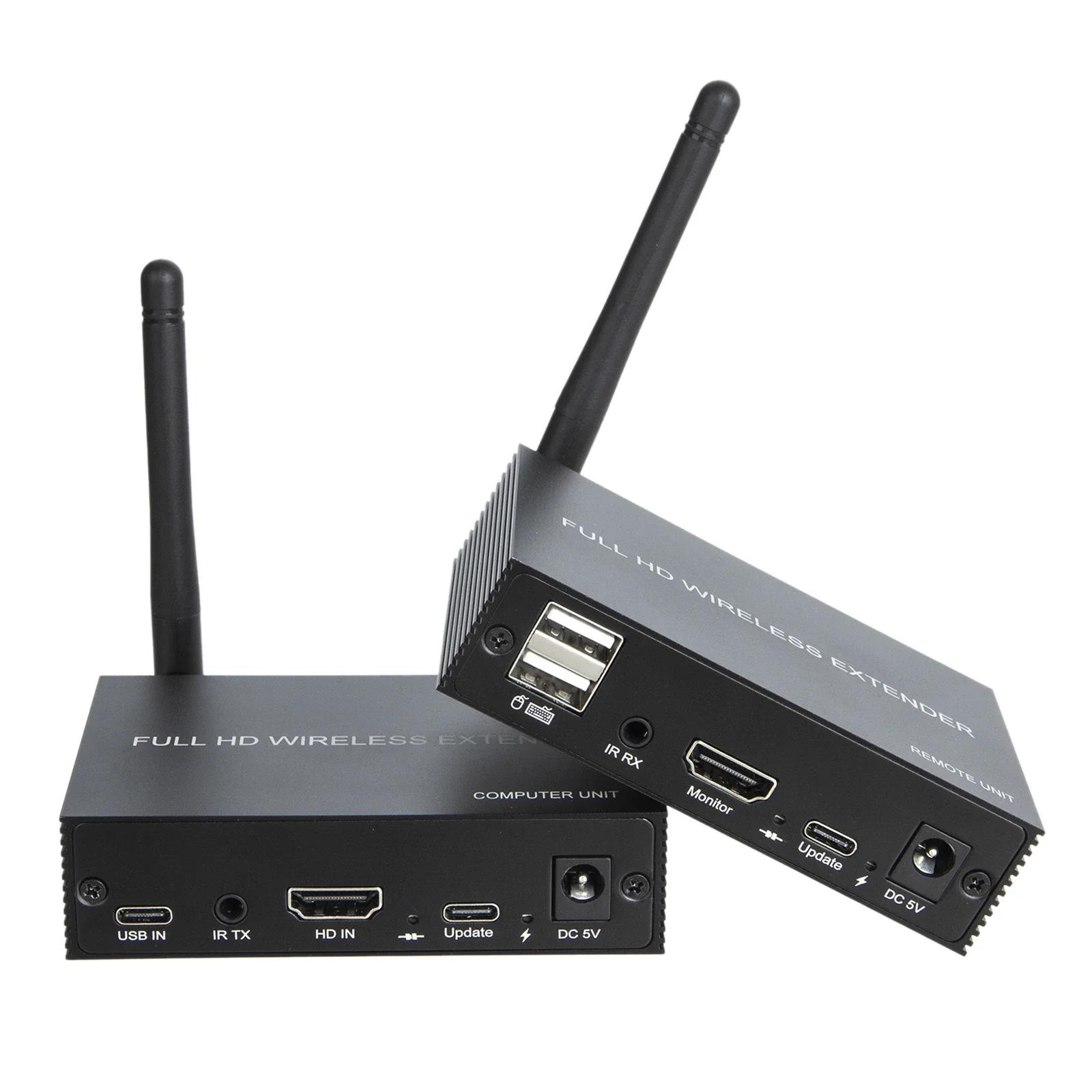 Transmisor y receptor de Audio y vídeo Wifi inalámbrico de 200m, extensor KVM HDMI, adaptador de pantalla compartido para cámara, DVD, PC a Monitor de TV - imagen 3