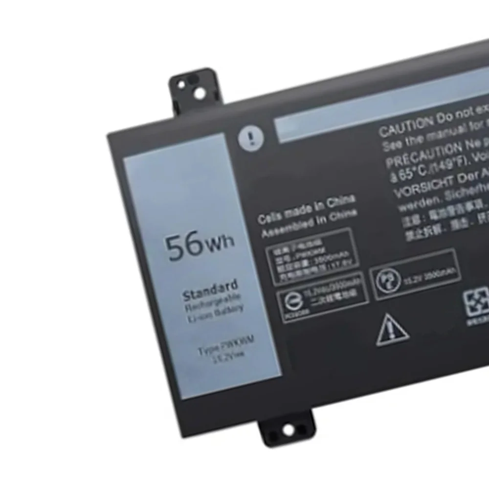PWKWM 15,2 V 56Wh 3500mAh 9KY50 batería de ordenador portátil reemplazar para Dell Inspiron 14-7466 14-7467 7000 Series 0M6WKR 63K70 9KY50 P78G001 - imagen 4