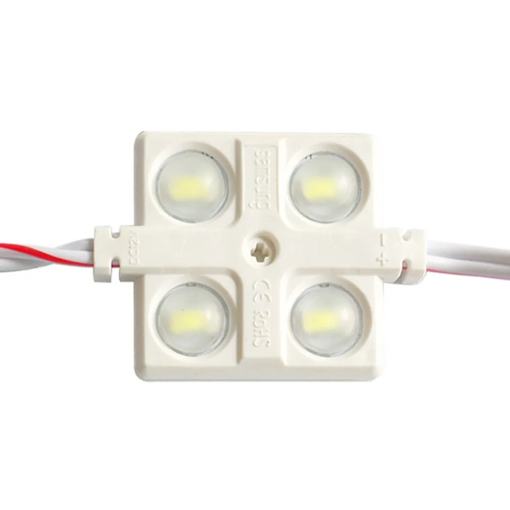 Módulo de luz de 20 piezas DC12V 5730 4 LED de inyección impermeable IP68 luz exterior para publicidad tienda letrero caja de luz decoración publicitaria - imagen 2