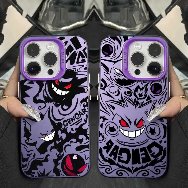 Funda Pokemon Gengar para Samsung Galaxy A56 A55 A15 A16 A36 A26 A54 A14 A34 A35 A53 A52 A06 A05 A23 A24 A32 A50 A12 A31 A51 A71