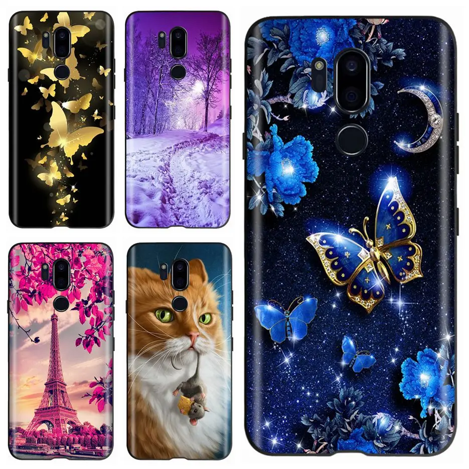 Funda de silicona suave a prueba de golpes para teléfono LG G7 funda ThinQ G710 LM-G710, carcasa trasera de 6,53 pulgadas