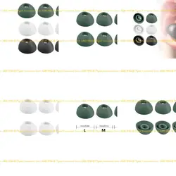 E21e 3sets silicona auriculares tapones para los oídos para buds pro2 en los auriculares auriculares aislamiento del sonido