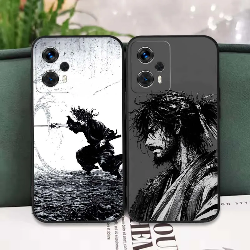 Funda Vagabond Samurai para Motorola G86 G85 G84 G75 G73 G72 G56 G55 G54 G41 G35 G34 G31 G23 G05 funda de teléfono negra - imagen 2