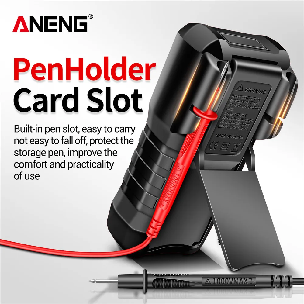 Multímetro Digital automático voltaje CA/CC resistencia de corriente ANENG SZ301 medidor de corriente capacitancia NCV probador herramientas de electricista - imagen 2