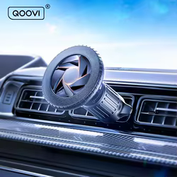 Soporte magnético para teléfono de coche QOOVI, soporte para teléfono móvil para salpicadero, imán de ventilación de aire, soporte GPS para iPhone 16 15 Xiaomi Samsung