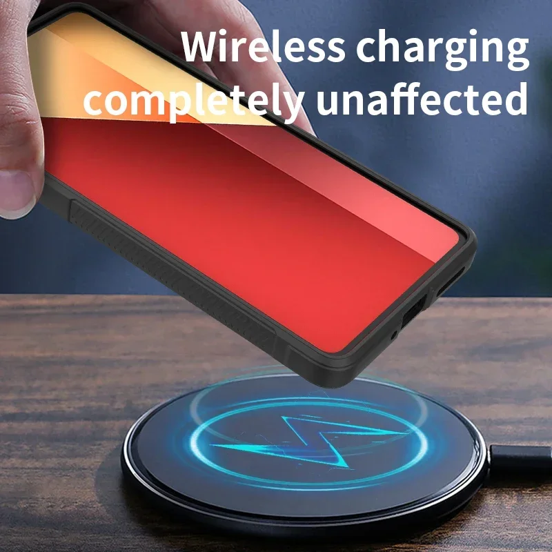 Funda Protectora Antigolpes para Xiaomi Redmi A3i Note 13 12 11 10 Pro Plus 11S 12S 10S Redmi 13C 4G 5G, Funda de Silicona Líquida - imagen 5