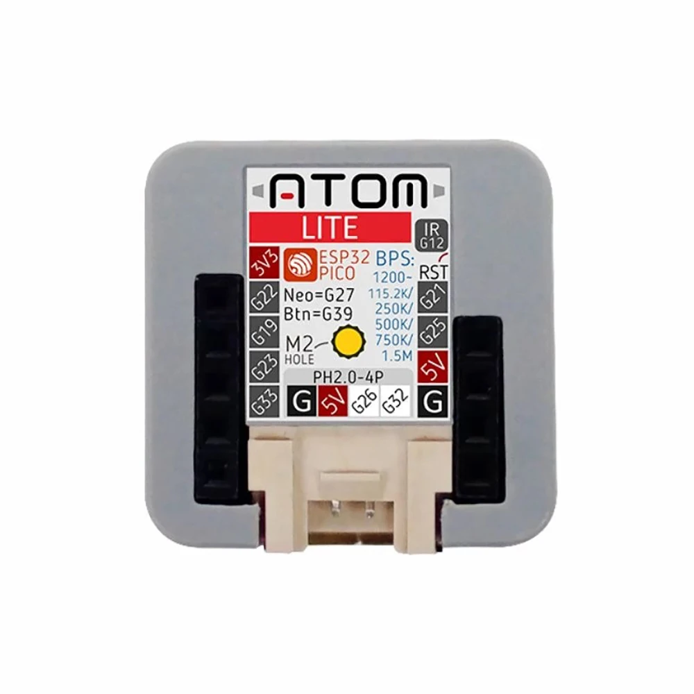 Kit de placa de desarrollo Original M5Stack ATOM Lite ESP32-PICO con nodo IoT de botón programable Wi-Fi - imagen 4