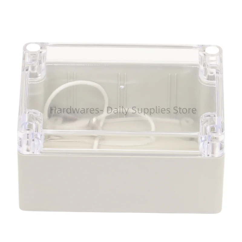 Caja de plástico impermeable de 115x90x55mm, cubierta transparente, caja de proyectos electrónicos DIY, 115mm x 90mm x 55mm, 1 ud. - imagen 2