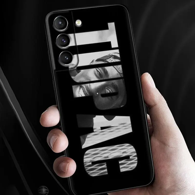 Gangsta-funda de silicona para móvil, carcasa de rapero 2pac Tupac Rap para Samsung Galaxy S23, S24 Ultra, S21, S20 FE, Galaxy S22, s23, S10 Plus - imagen 3
