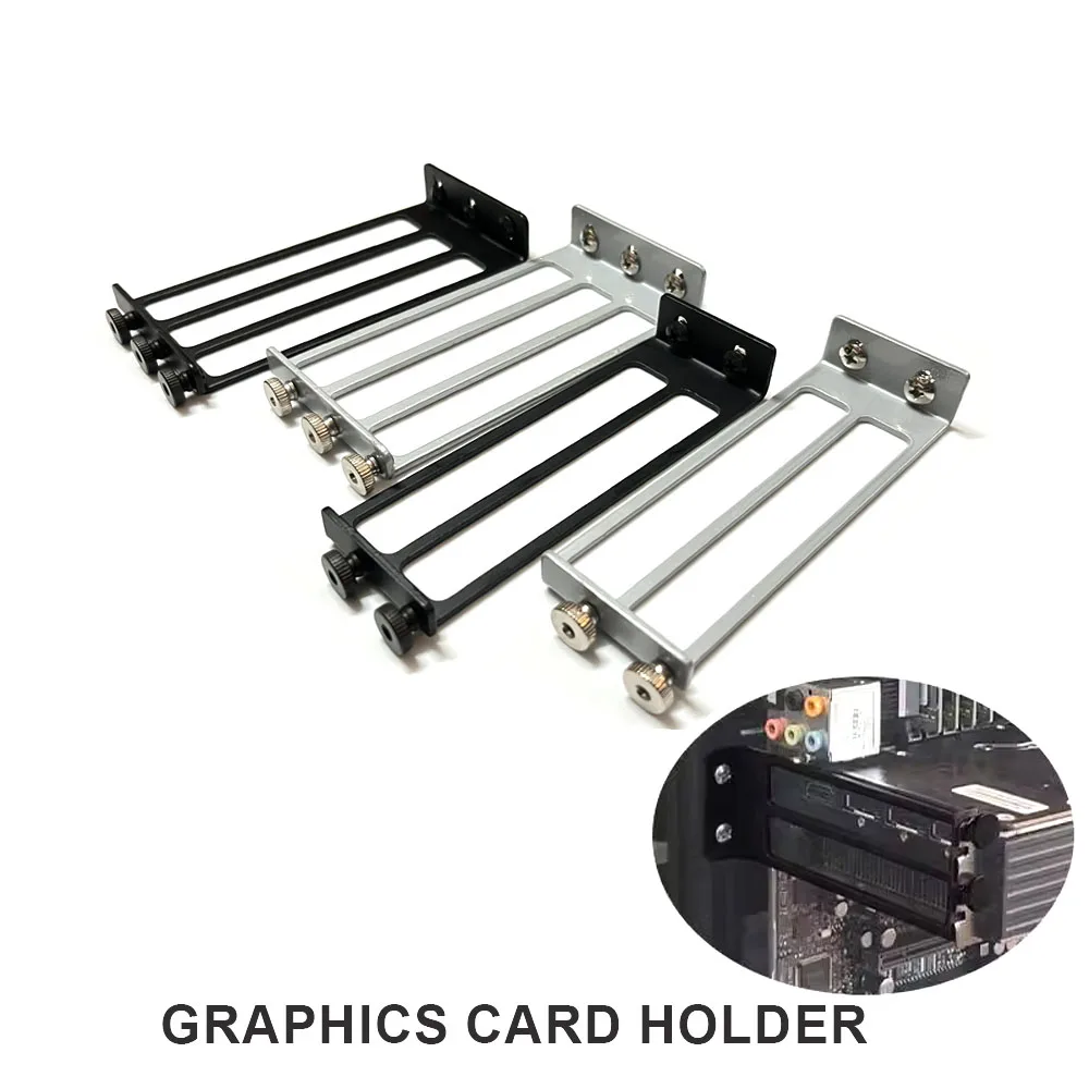 Soporte para tarjeta de vídeo PCIE, soporte para GPU con doble ranura, cubierta abierta para ordenador, accesorios para estante