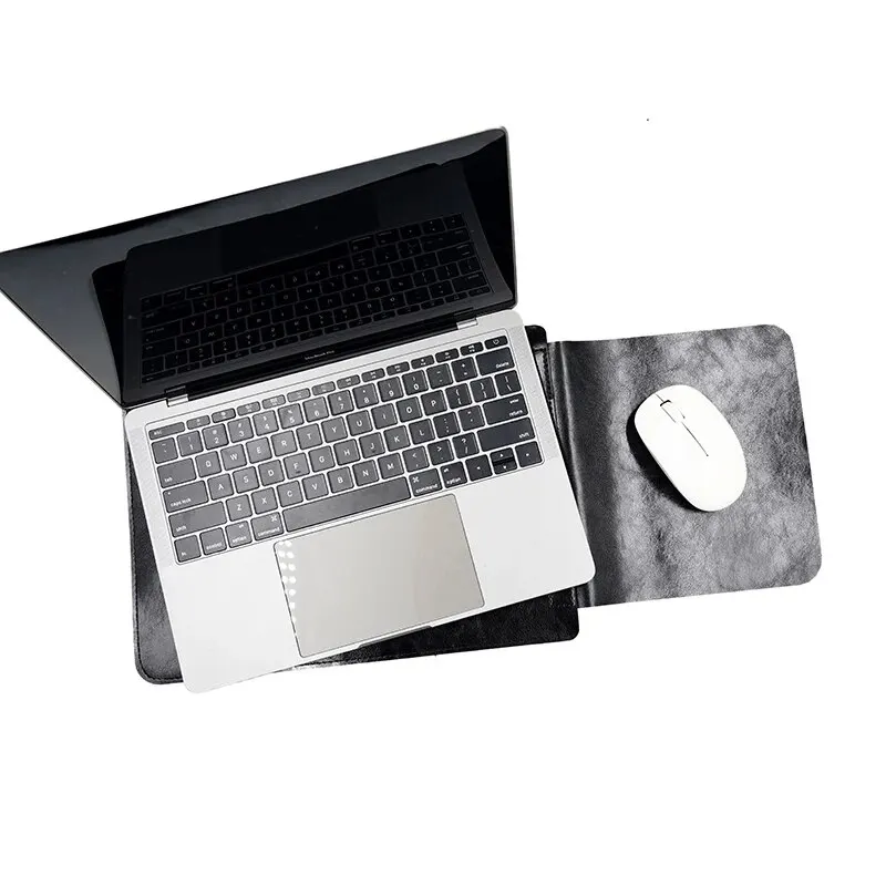 Funda para ordenador portátil de 15,6 pulgadas, Funda de cuero PU para M1 MacBook Pro 16, bolsa de ordenador ultrafina - imagen 4