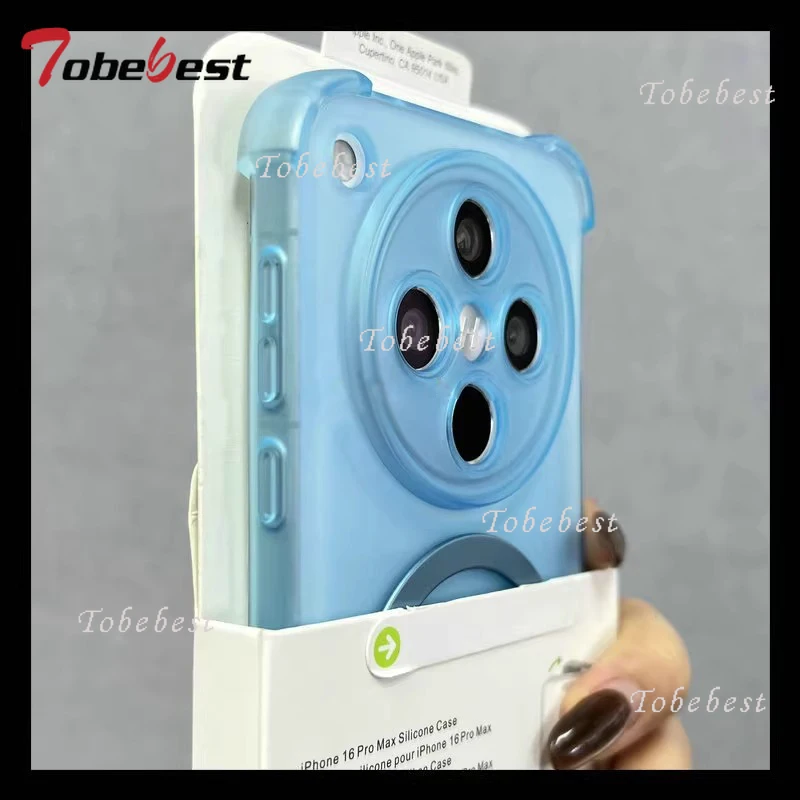 Funda de carga inalámbrica magnética a prueba de golpes Airbag para Huawei Mate 70 60 50 40 30 Pro cubierta de silicona transparente - imagen 5