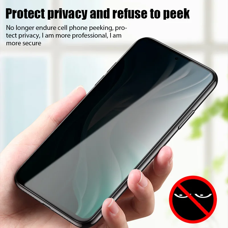 4 Uds Protector de pantalla de privacidad para Xiaomi Mi 14T 13T 12T 11T Pro vidrio antiespía para Xiaomi Mi 11 Lite 5G NE 13T14T vidrio templado - imagen 4