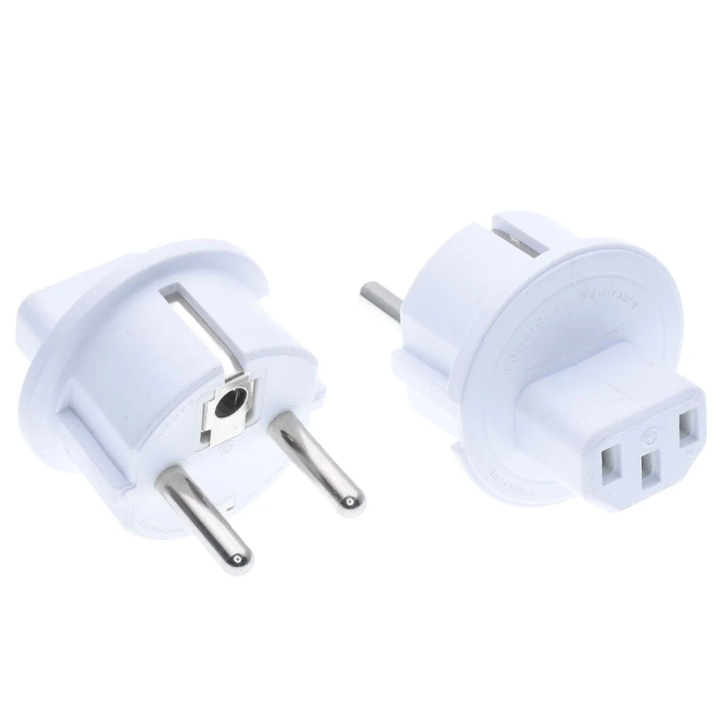 Adaptador de Cable de alimentación CEE77 de la UE, enchufe de la UE a IEC320 C13, interfaz C14, enchufe Schuko A Adaptador de escritorio - imagen 3