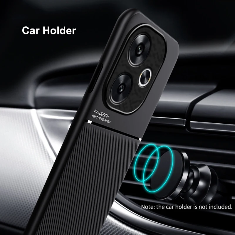 Funda magnética de cuero PU para Xiaomi Poco F6 Pro, carcasa trasera mate de silicona, protección completa para Redmi Turbo 3 5G - imagen 3