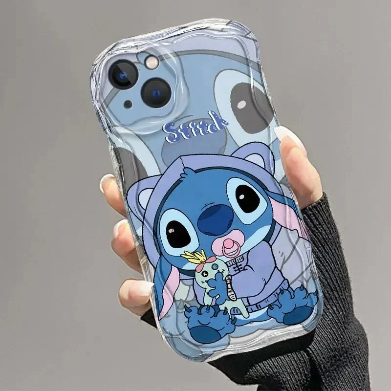 Funda de teléfono de pareja Stitch para VIVO V50 V40 Lite V30 V30E V29E V27E V25E V23E V21E V27 V25 V23 V20 Y15S Y15A Y16 S1 V15 Pro - imagen 4