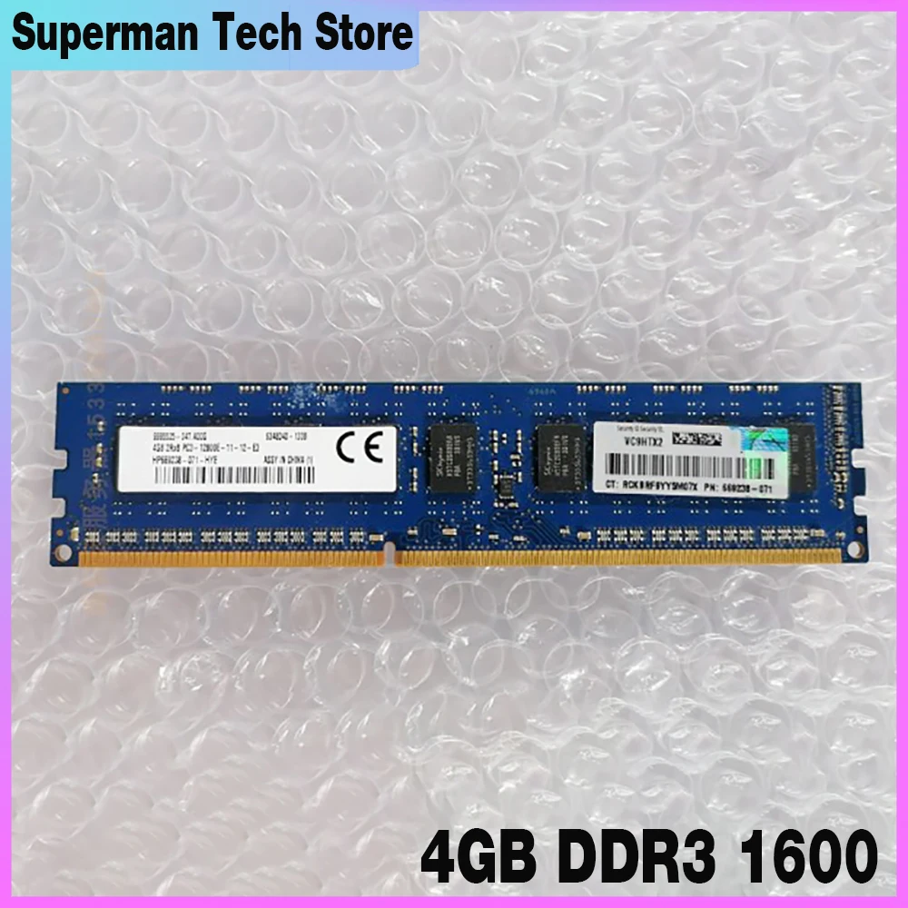 Memoria del servidor 669322-B21 669238-071 684034-001 2RX8 PC3-12800E Envío rápido de alta calidad 4 GB DDR3 1600