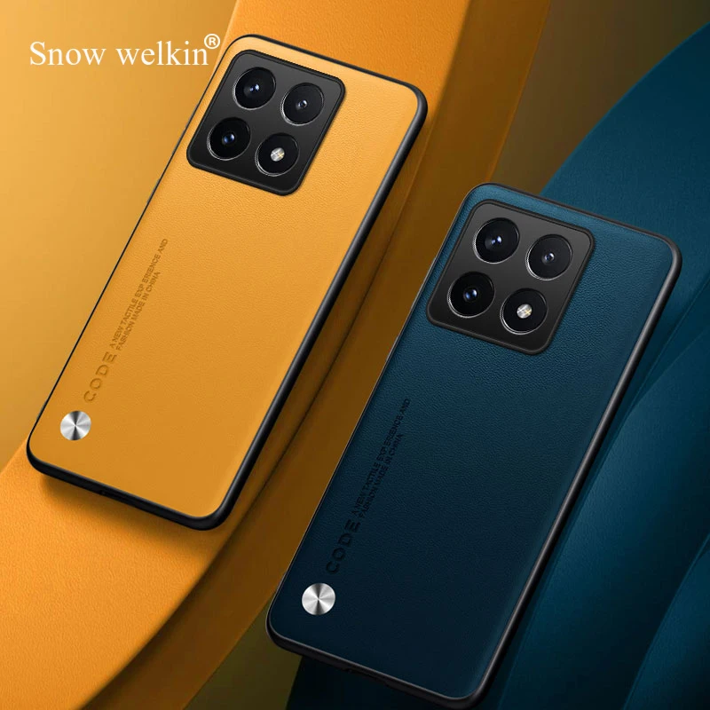 Para Xiaomi14T Pro 14TPro funda de silicona de cuero PU de lujo a prueba de golpes para Xiaomi 14T Pro 13T 12T 11T Pro funda trasera para teléfono - imagen 5