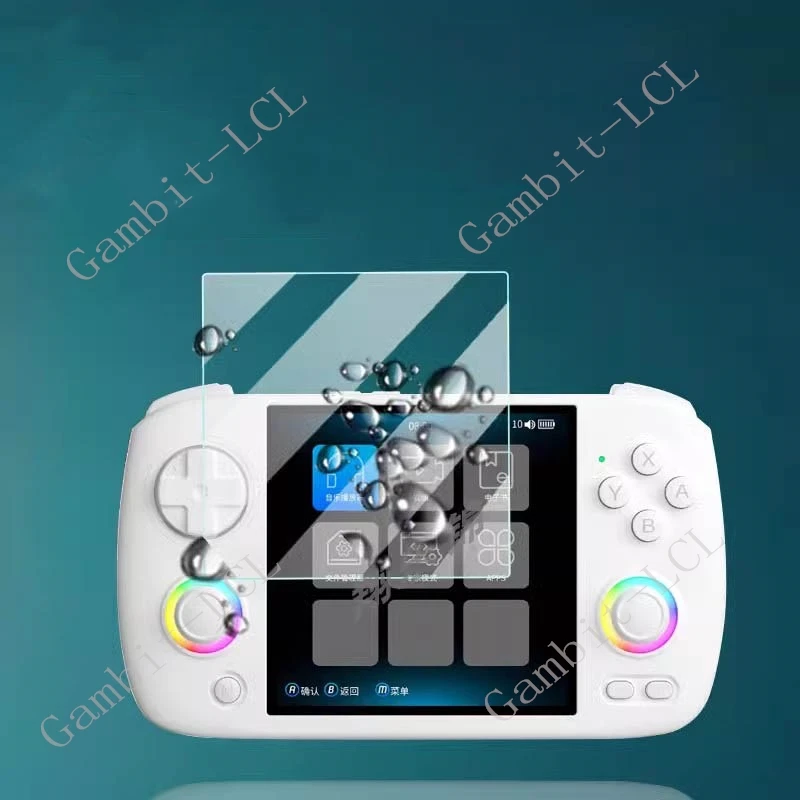 3 uds 9H HD vidrio templado para consola Anbernic RG CubeXX Coopreme RGCubeXX 3,95 "película protectora de pantalla de juegos - imagen 4