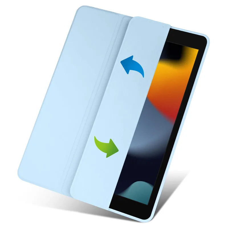 Funda para tableta iPad de 10. a generación 2022, Funda transparente con portalápices, Funda para iPad 10, 9, 8, 7, generación, 10,9, 10,2 - imagen 4