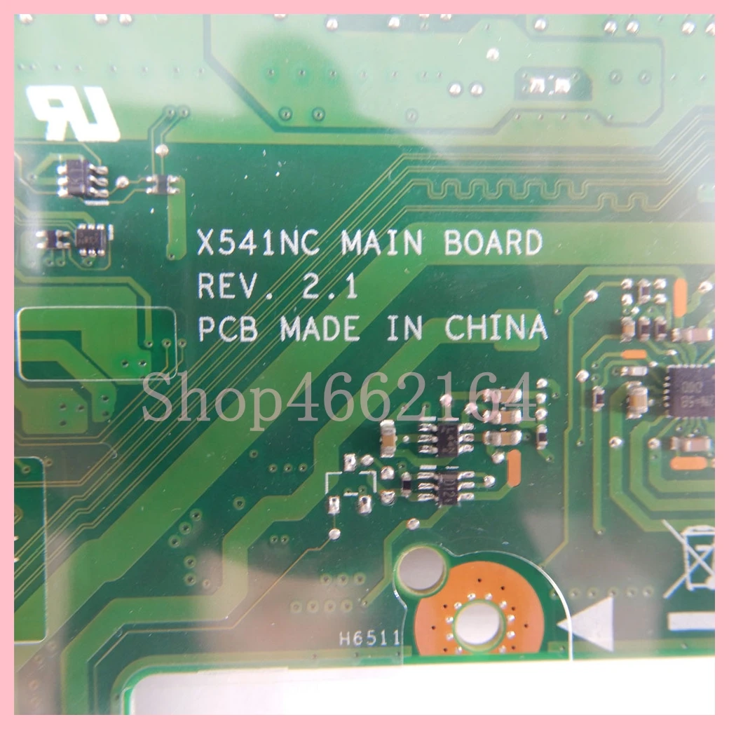 Placa base para ordenador portátil X541NC con CPU N3450 para ASUS X541NA A541NA A541NC R541N F541N 100% probado OK