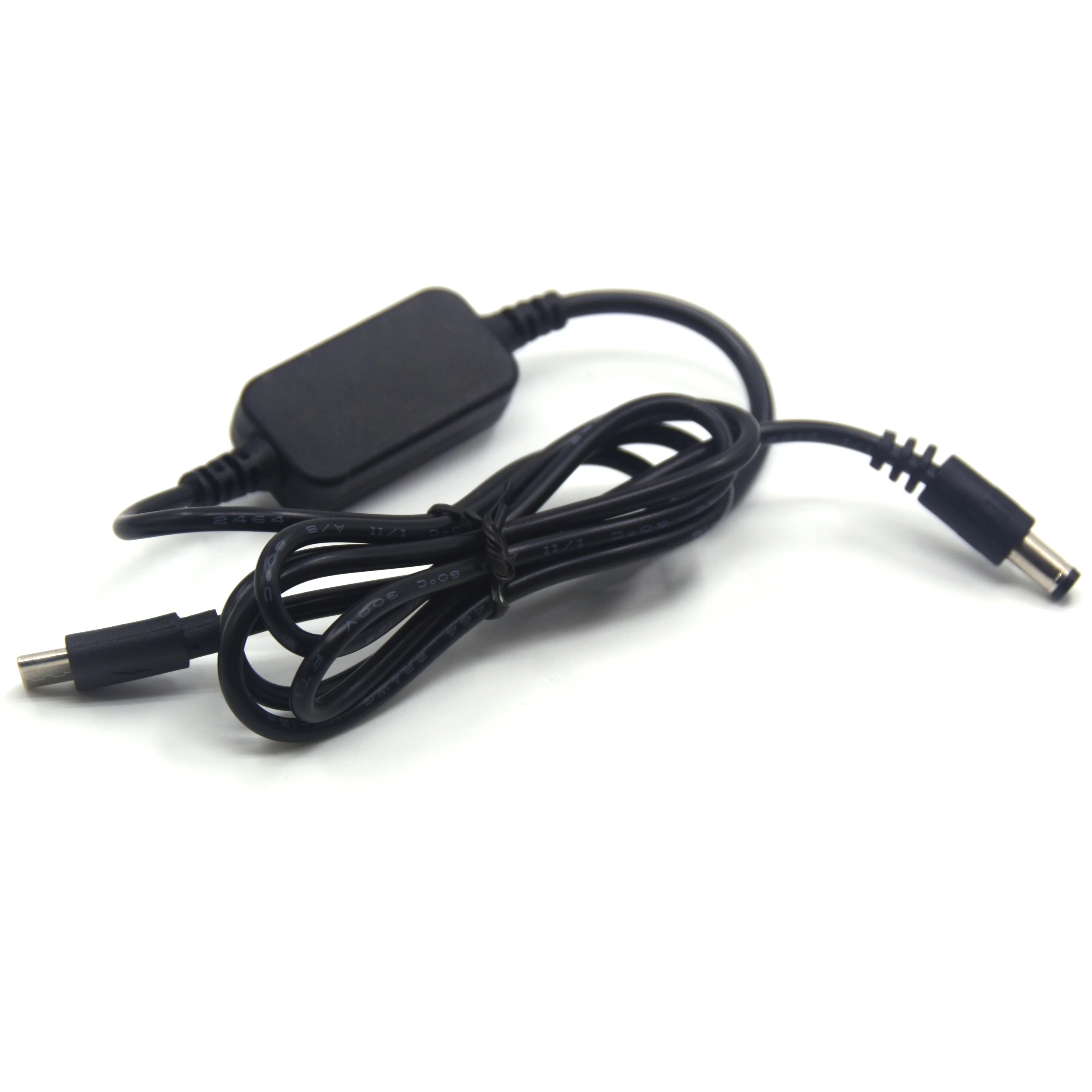 Convertidor de USB-PD USB tipo C a DC macho, Cable de 5,5x2,1 MM para LP-E6, DR-E18, BLC12, DMW-BLF19, FW50 - imagen 5