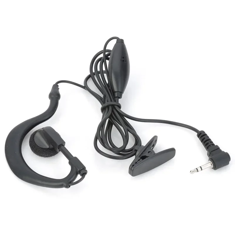 1 Pin 2,5mm enchufe gancho para la oreja auriculares Clip para Motorola TLKR T5 T4 T6 T6200 T6200C T6220 T280 T5900 FR50 Walkie Talkie