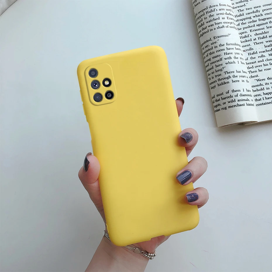 Funda trasera de silicona suave para Samsung Galaxy M51, carcasa bonita de silicona suave al tacto para Samsung M51 M 51, funda protectora a prueba de golpes - imagen 5