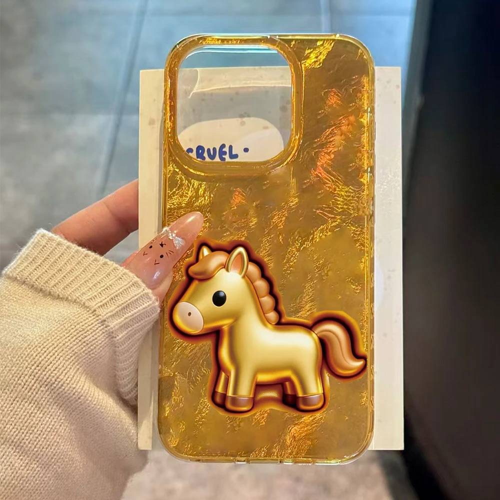 Funda de teléfono con diseño de caballo galopante de pez dorado para Xiaomi Redmi Note 15 14 13 12 11 10 10S 8 9 Pro 15C 9C 13C 14C A3 9A A1 A5 - imagen 5