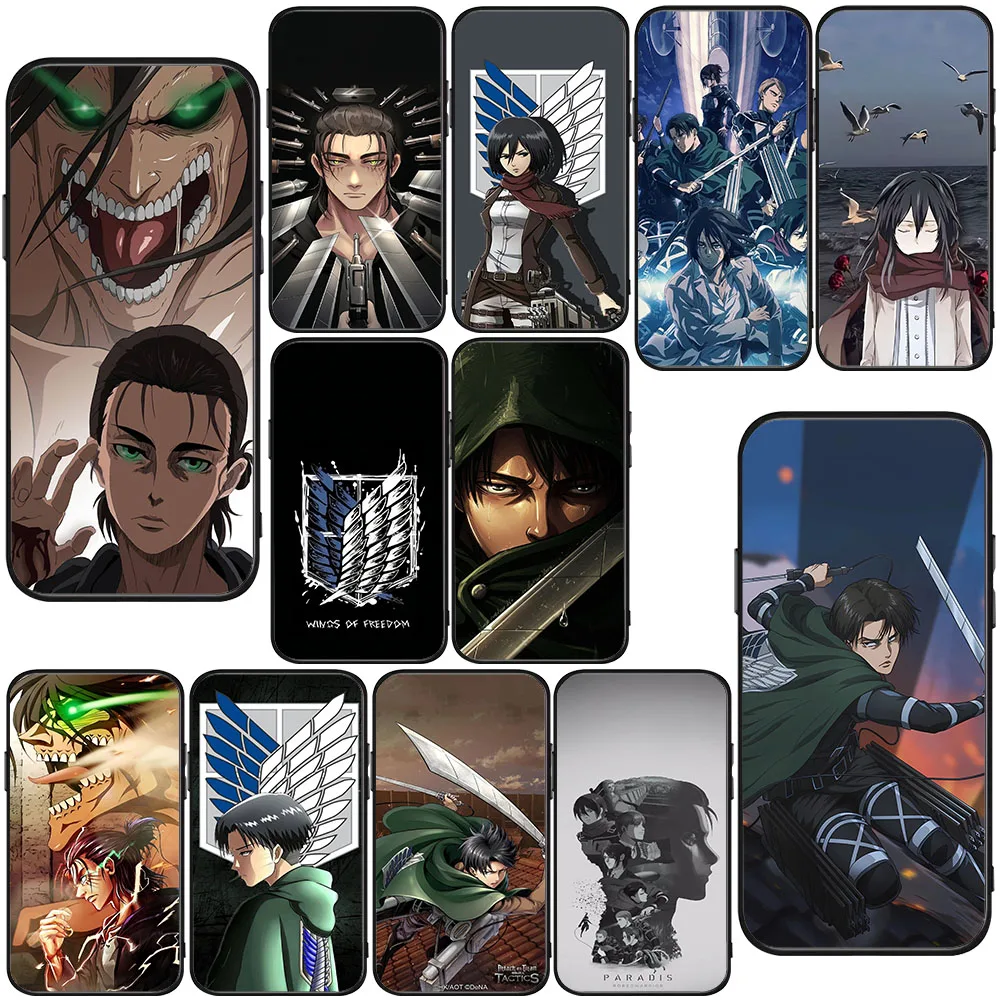 Funda blanda BK-2 Attack on Titan para Xiaomi Poco M2 M3 M4 M5 M6 M7 Pro Plus