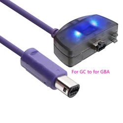 Cable de enlace de reproductor de 1,8 m, Cable de conexión para NGC a Gameboy Advance para cable GBA con luz indicadora