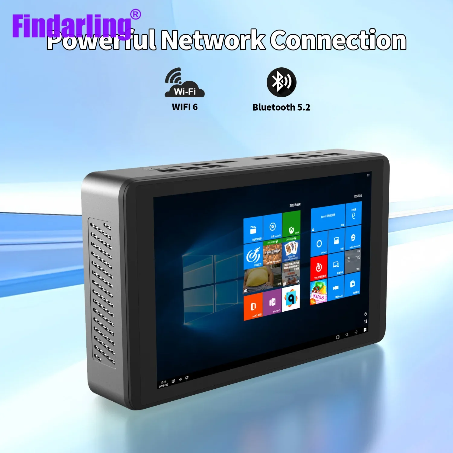 Mini pc windows 11 pro de 8 pulgadas con pantalla táctil/tableta industrial minipc máquina de publicidad de oficina táctil todo en uno NUC - imagen 2