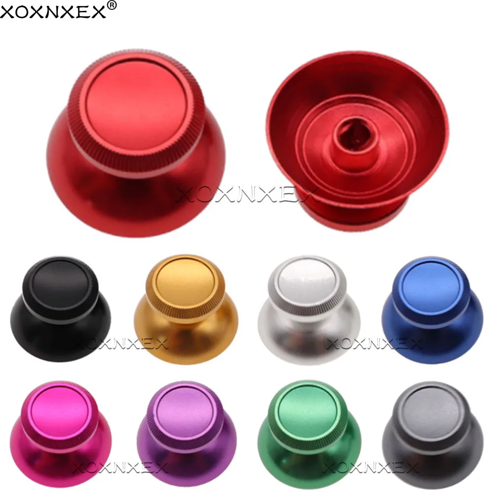 XOXNXEX 2 uds tapa de agarre de Joystick de Metal cubierta de palanca de pulgar analógica para PS4 Xbox One Gamepad controlador reemplazo de palanca de mando
