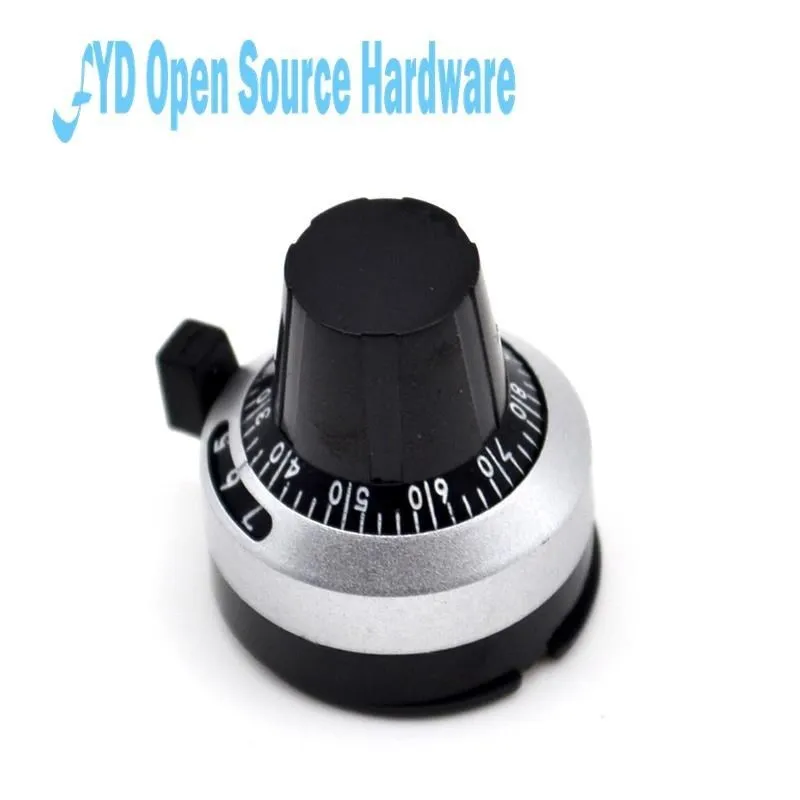 Potenciómetro WXD3-13 3590S, 4mm, 6mm, 6,35mm, perilla de Dial preciso con bloqueo 3590, Kit de sombrero - imagen 4