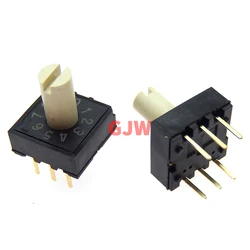 Interruptor DIP Rotativo 10 Posiciones – Knob 3 Pines RH3HAF