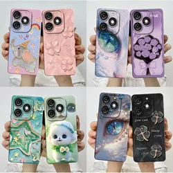 Funda ITEL A50 Mariposa Flores TPU Antigolpes Suave Protección