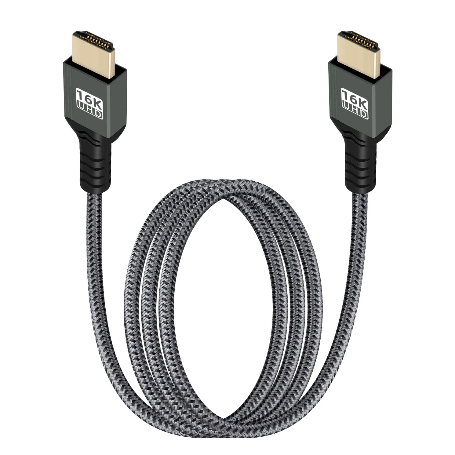 Cable compatible con HDMI de ultra alta velocidad, 16K, 96Gbps, 16K @ 60Hz, 8K @ 240Hz, 4K @ 480Hz para PC portátil, HDTV, Monitor de juegos, proyector - imagen 2