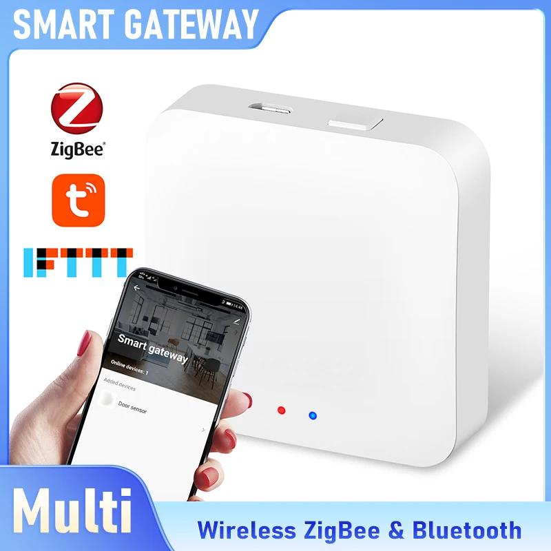 Tuya Smart Home Gateway - MINI multimodo inalámbrico ZigBee y Bluetooth, sistema de control central para dispositivos inteligentes - imagen 2