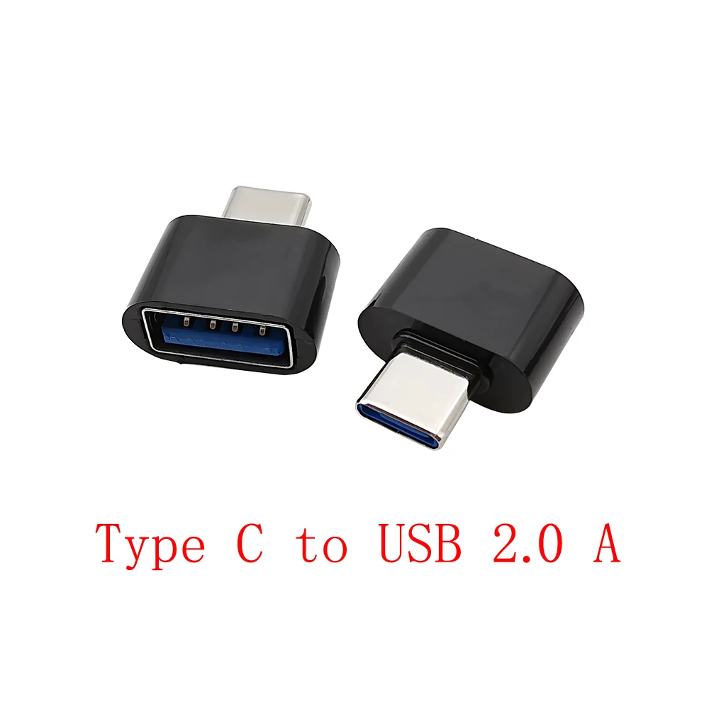 5 uds USB tipo C enchufe a USB 2,0 A hembra a Micro USB macho OTG adaptador convertidor OTG Cable conector para ratón teclado U disco - imagen 3